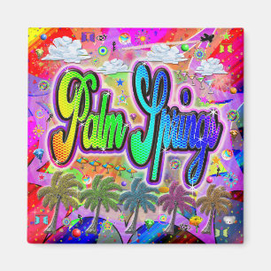 Imã Palm Primavera Vista Express Magnet