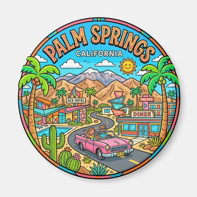 Imã Palm Springs Califórnia (Frente)
