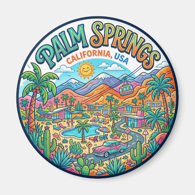 Imã Palm Springs Califórnia (Frente)