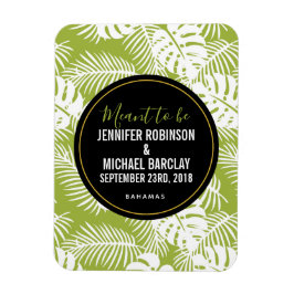 Ímã Palma Verde Deixa Padrão Florestal Tropical