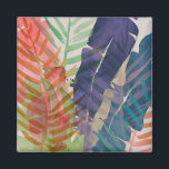 Imã Palmas Elétricas<br><div class="desc">Palmas elétricas I de Jennifer Paxton Parker. Folhas de palma em várias cores e estilos são pintadas em um estilo semelhante a aquarela. | 133070GG</div>