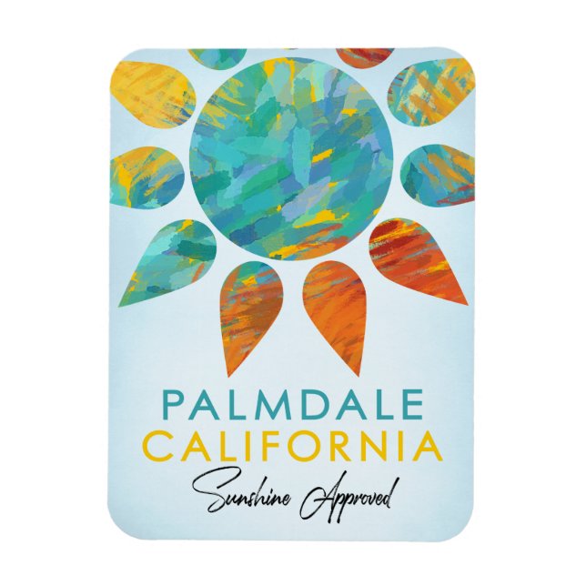 Ímã Palmdale California Sunshine Viagem (Vertical)