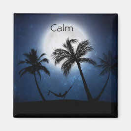 Imã Palmeiras à luz do luar