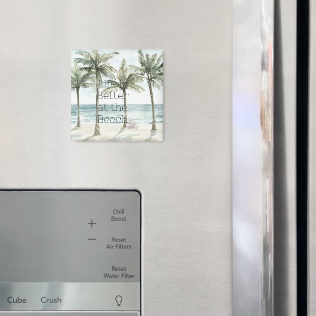 Imã Palmeiras tropicais — Ocean Beach (In Situ (Fridge))