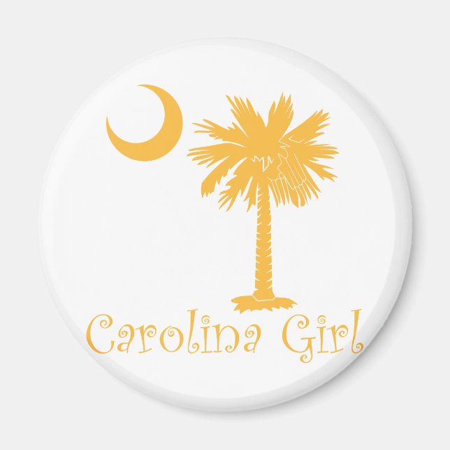 Imã Palmetto da Carolina Amarela (Frente)