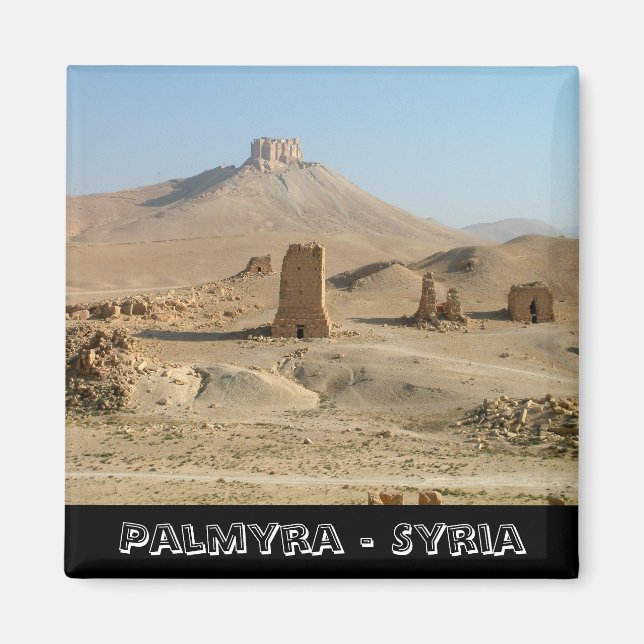 Imã Palmyra, tesouros sírios perdidos (Imã de geladeir (Frente)