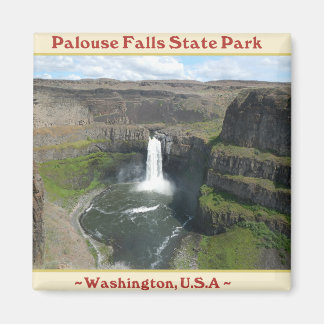 IMÃ PALOUSE CAI AS ÁGUAS DO PARQUE ESTATAL DE WASHINGT