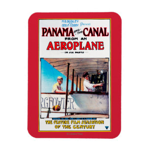 Ímã Panamá e Canal Airplane Movie Promo Poste