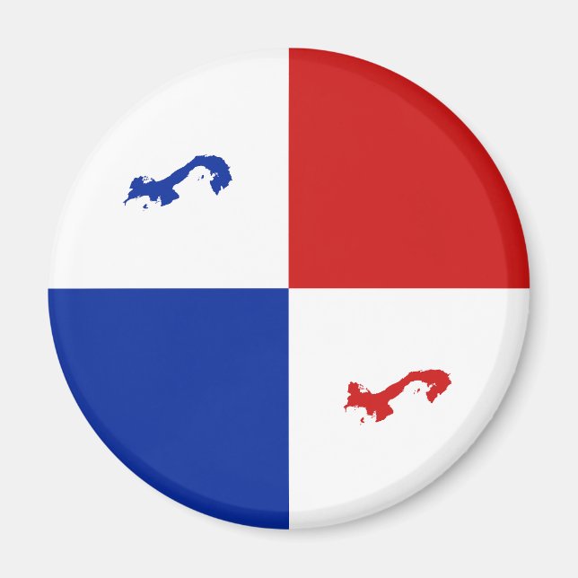 Imã Panamá Fisheye Banner Magnet (Frente)