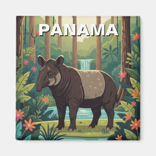 Imã Panamá Tapir na Viagem do Parque Nacional de Coiba