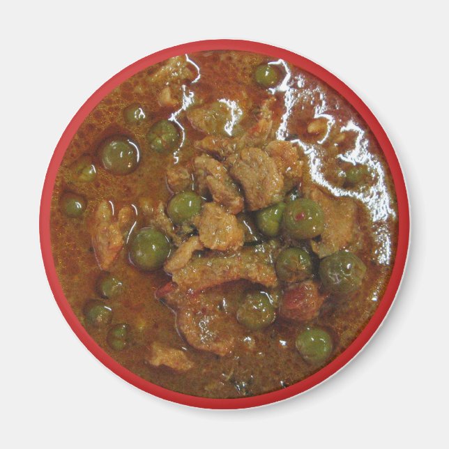 Imã Panang Thai Curry [พ ะ แ น ง] ... Comida da rua Ta (Frente)