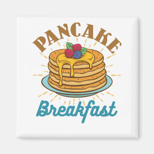 Imã Pancake Breakfast Vintage Pancakes