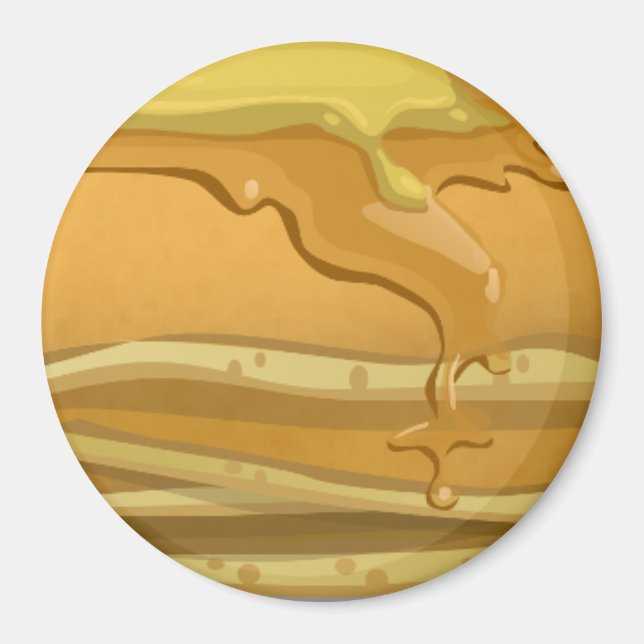 Imã Pancake e xarope de ácer (Frente)