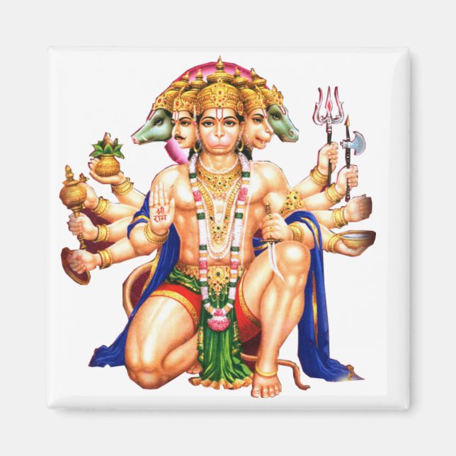 Imã Panchmukhi Hanuman ji (Frente)