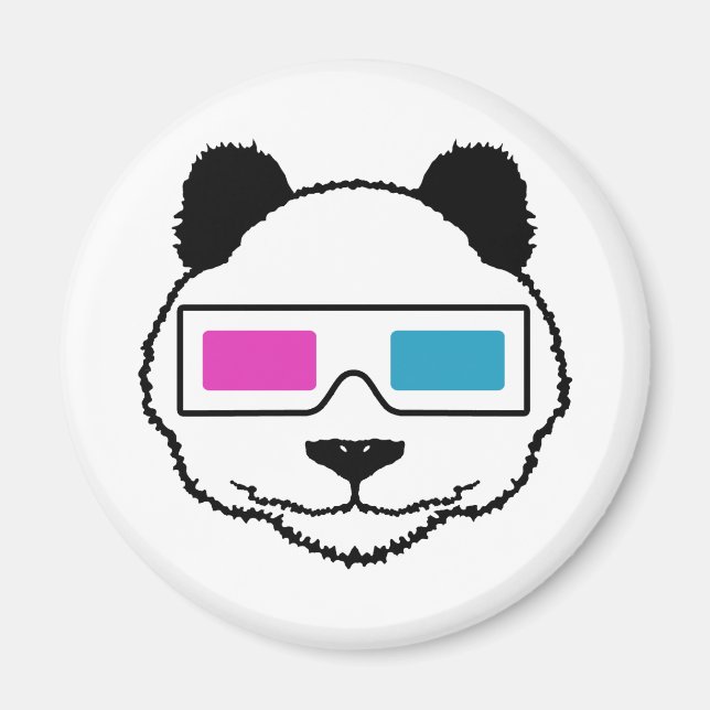 Imã Panda 3D (Frente)