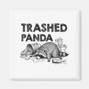 Imã Panda Arruinado Funny Esquilo Bêbado Fica Bêbado M