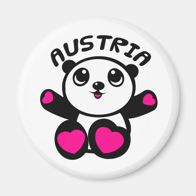 Imã Panda Áustria (Frente)
