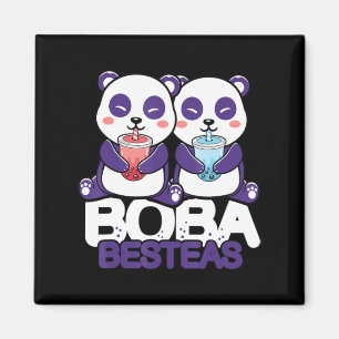 Imã Panda Boba Bubble Tea Anime Kawaii Neko Girls