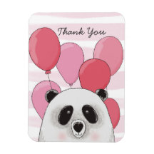 Panda bonita. Crianças modernas animais. Obrigado