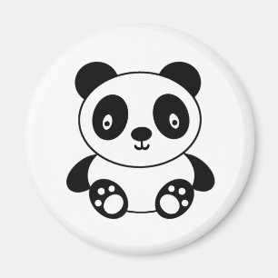 Imã Panda bonito