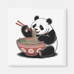 Imã Panda comendo marinheiros japonês estilo ukiyo-e r