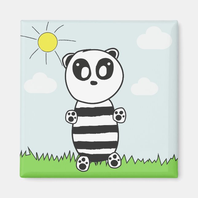 Imã Panda Crianças (Frente)