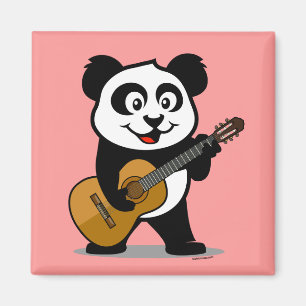 Imã Panda da guitarra