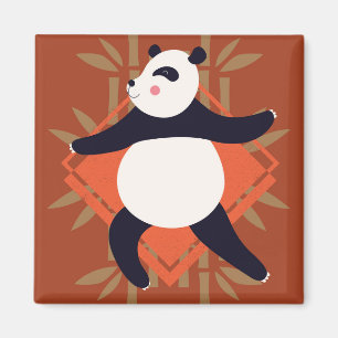 Imã Panda da ioga