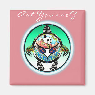 Imã Panda da tartaruga