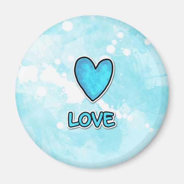 Imã panda de amor pela paz (Frente)