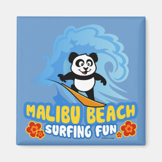 Imã Panda de Navegação na Praia de Malibu