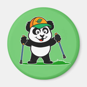 Imã Panda de passeio