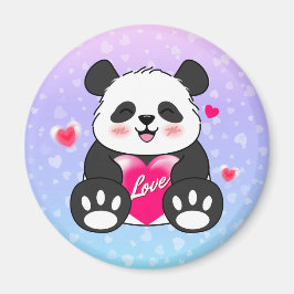 Imã Panda do Dia dos Namorados Apaixonado