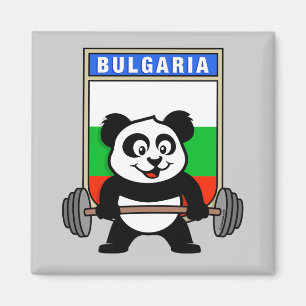 Imã Panda do halterofilismo de Bulgária