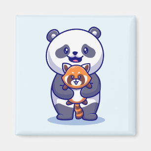 Imã Panda e Fox
