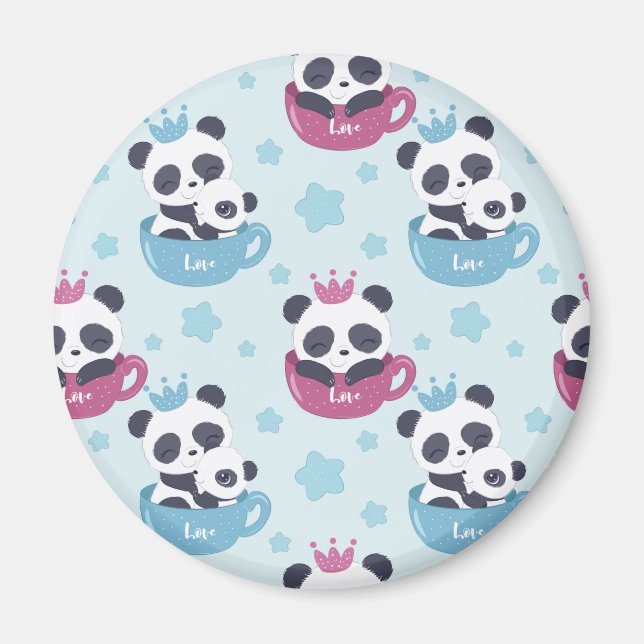 Imã Panda Lover | O Panda É Um Animal Desagradável (Frente)