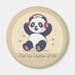 Imã Panda Música Fofa