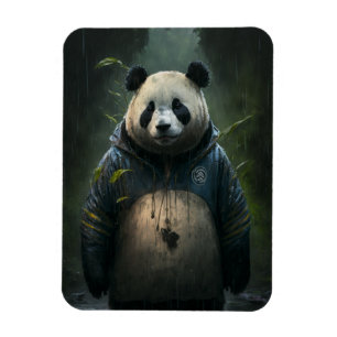 Ímã Panda na Chuva