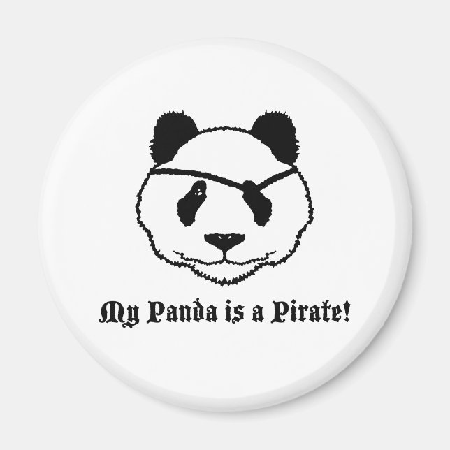 Imã Panda Pirate (Frente)