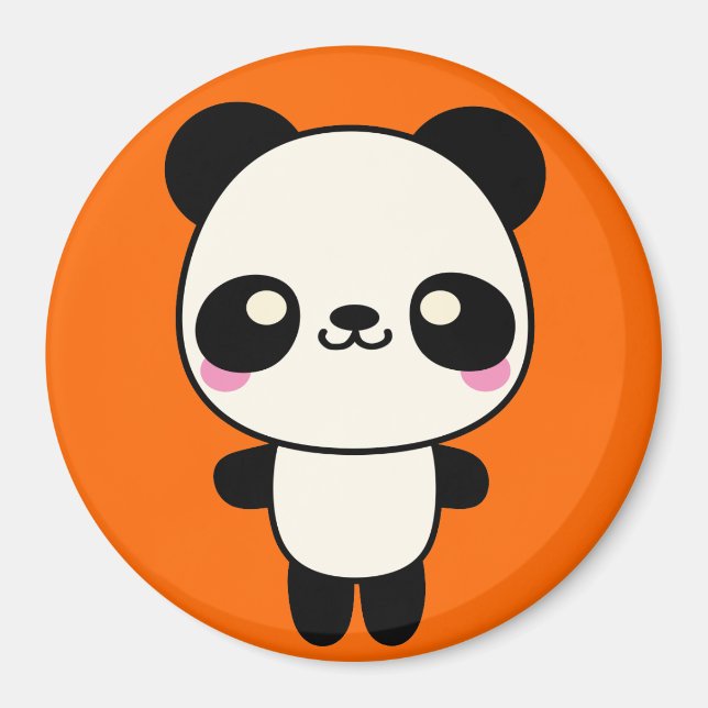 Imã Panda Plushie (Frente)
