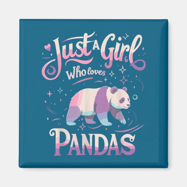 Imã Panda Shirt Women Men Cute Funny  (Frente)