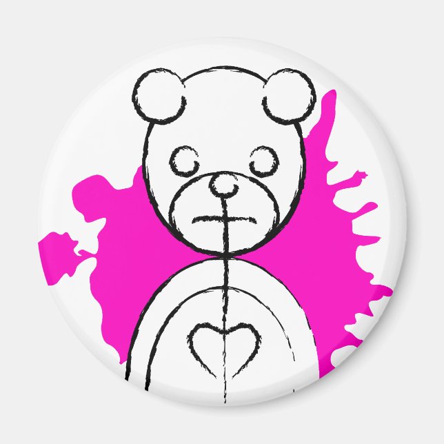 Imã panda splatz. (Frente)