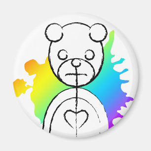 Imã panda splatz.