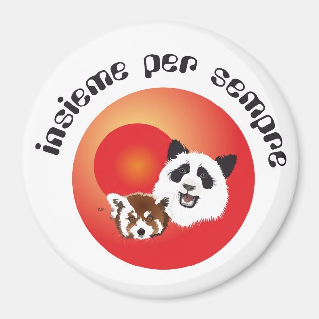 Imã Panda Treffen Magnet (Frente)