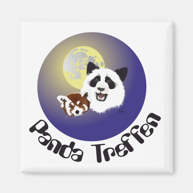 Imã Panda Treffen Magnet (Frente)