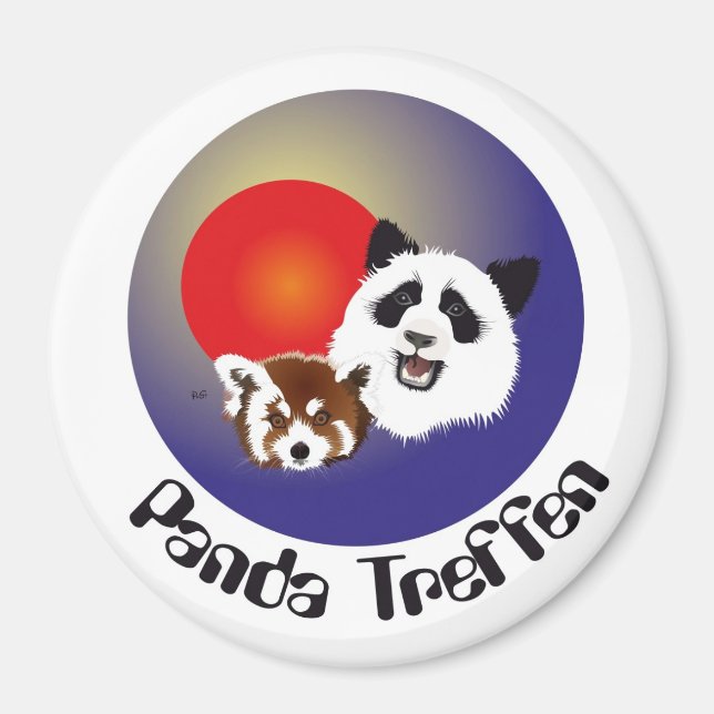 Imã Panda Treffen Magnet (Frente)