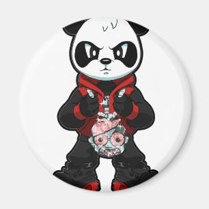 Imã Panda vermelha