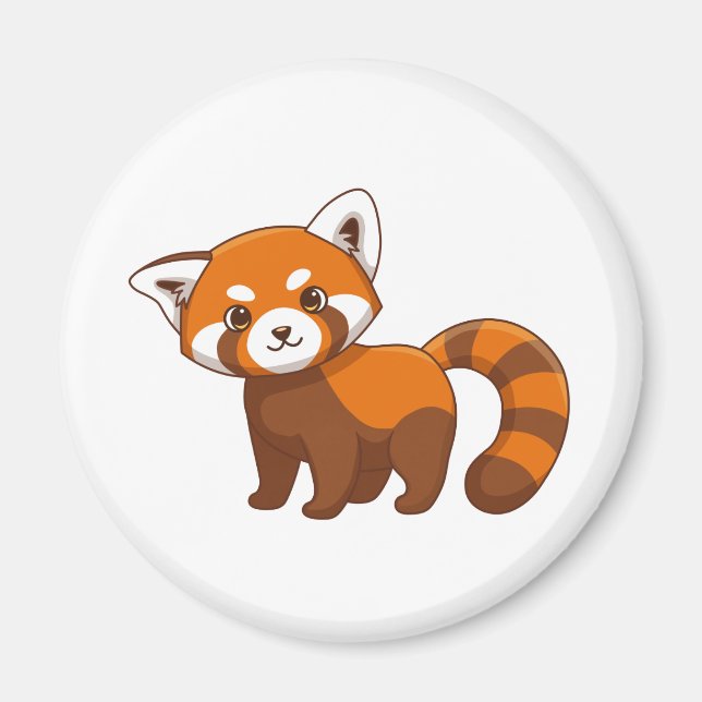 Imã Panda Vermelho Che (Frente)