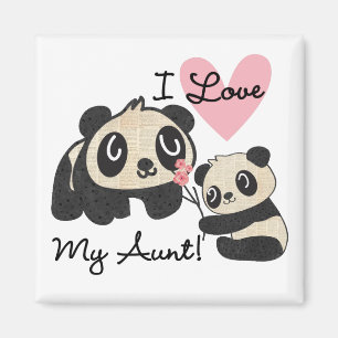 Imã Pandas I Love My tia
