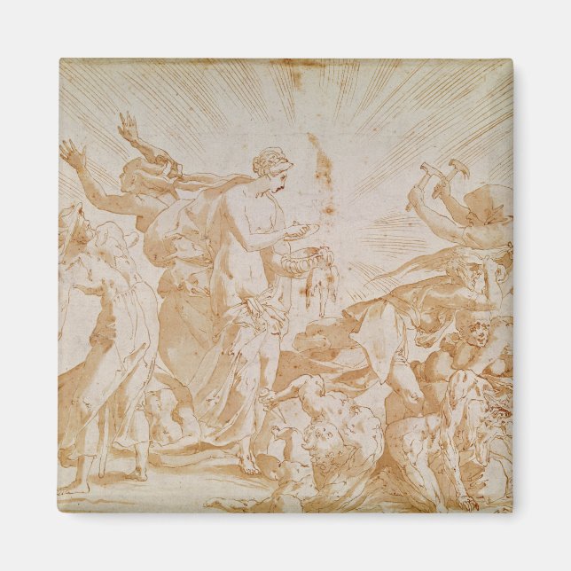 Imã Pandora abrindo a caixa (Frente)